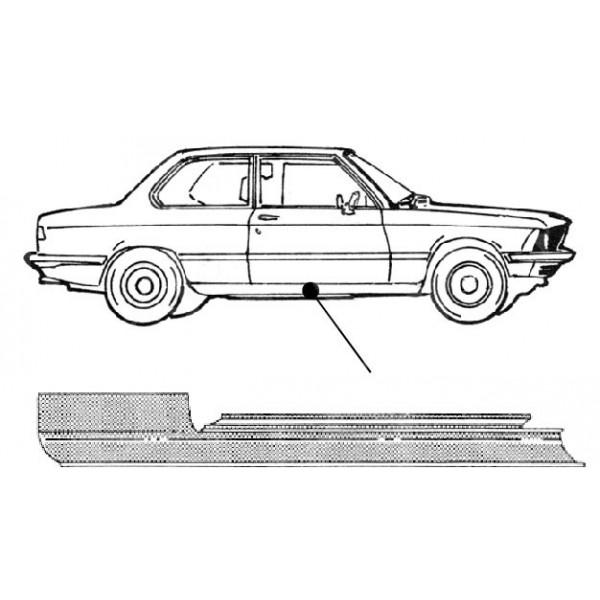 Einstiegsschwellerblech, außen rechts (204022), BMW 3er (Typ E21)